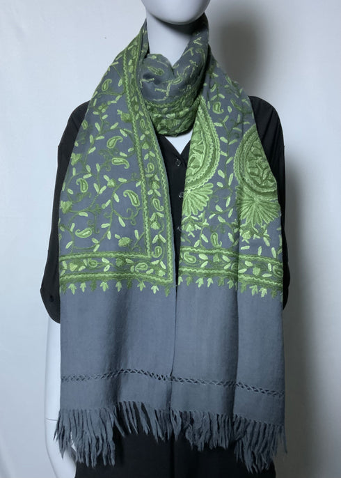 Hand Embroidered All Over Aari with Paisley